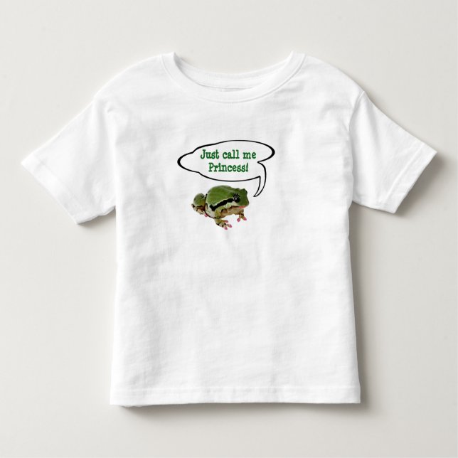 Camiseta Infantil Foto da Princesa Sapo Personalizada (Frente)