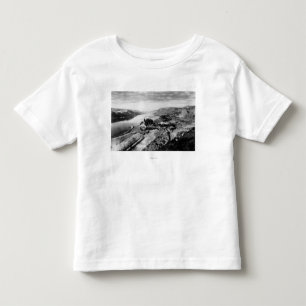 Camiseta Infantil Fotografia da opinião do desfiladeiro de Colômbi