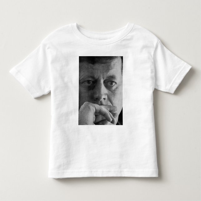 Camiseta Infantil Fotografia de John F. Kennedy (Frente)