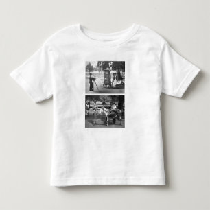 Camiseta Infantil Fotografia na terra comum e no aluguer de espera,