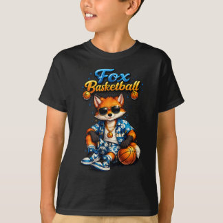 Camiseta Infantil Fox Kids Basquete de Verão Legal