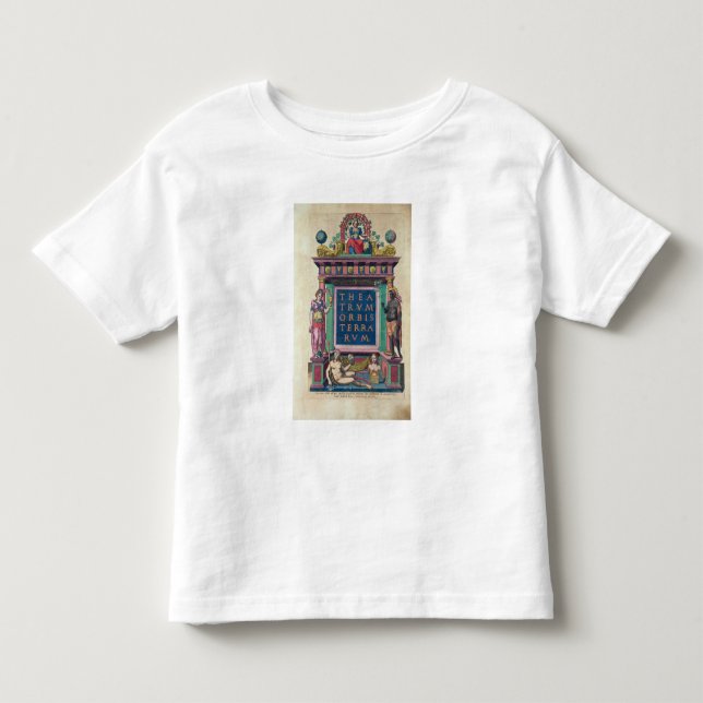 Camiseta Infantil Frontispício, ó edição 'Theatrun Orbis (Frente)