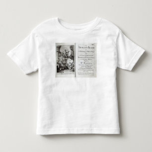 Camiseta Infantil Frontispiece para o banquete de Apollo, c.1734