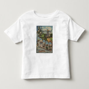 Camiseta Infantil Fruitland, Idaho - grandes cenas da letra
