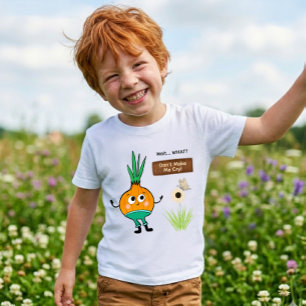 Camiseta Infantil Funny Onion – “Não Me Faça Chora