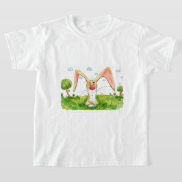 Camiseta Infantil Funny Sassy Bunny - Coelho de De