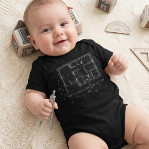 Camiseta Infantil Futuro Arquiteto Blueprint