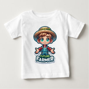 Camiseta Infantil Futuro Fazendeiro - Design de De
