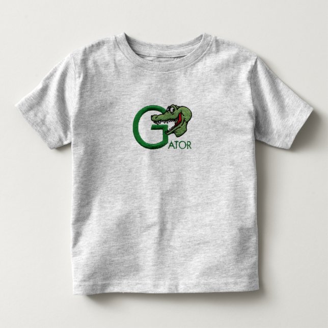 Camiseta Infantil G é para o jacaré (Frente)