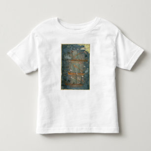 Camiseta Infantil Galeras turcas na batalha, c.1636