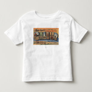 Camiseta Infantil Gallup, New mexico - grandes cenas da letra
