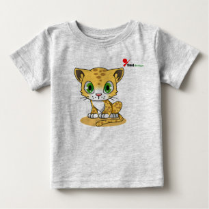 Camiseta Infantil Gatinho Encantador   Estampa de 