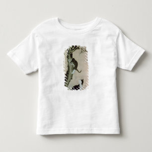 Camiseta Infantil Gatos, século XVII (tinta na seda)
