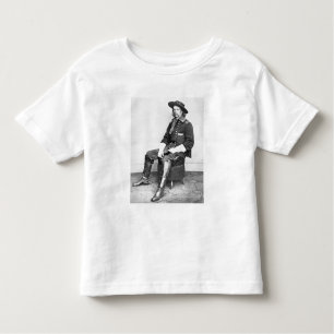 Camiseta Infantil General George A. Custer (foto de b/w)