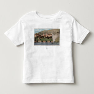 Camiseta Infantil Glenwood Springs, CO - vista do hotel CO & piscina