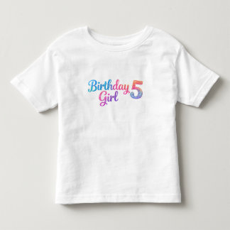 Camiseta Infantil Glitter Aniversariante 5