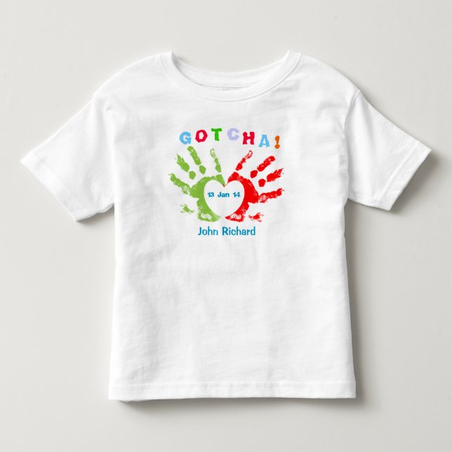 Camiseta Infantil Gotcha dia (Frente)
