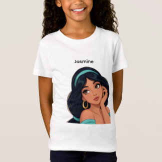 Camiseta Infantil Gráfica da Princesa Jasmine da D