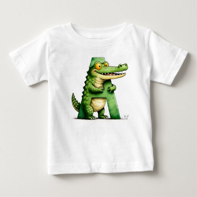 Camiseta Infantil Gráfica de Sinal da Moda (Frente)