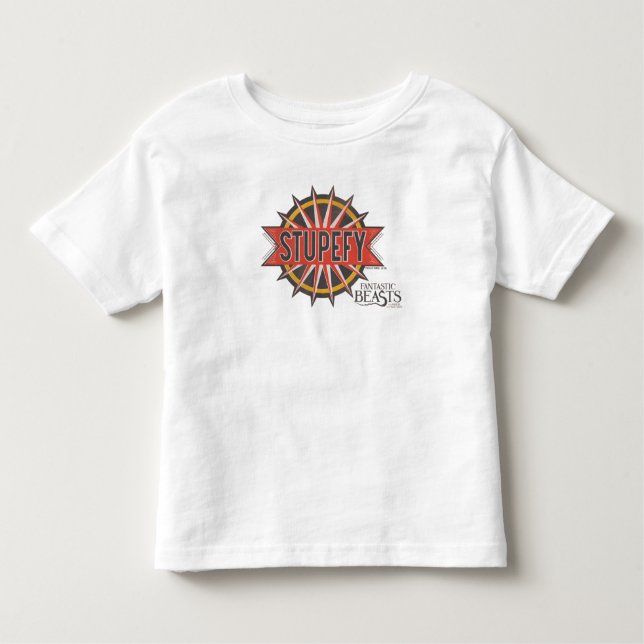 Camiseta Infantil Gráfico de Ortografia Vermelha e Dourada (Frente)