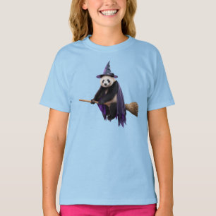Camiseta Infantil Halloween Panda Fofo