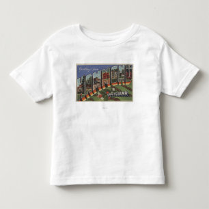 Camiseta Infantil Hammond, Louisiana - grandes cenas da letra