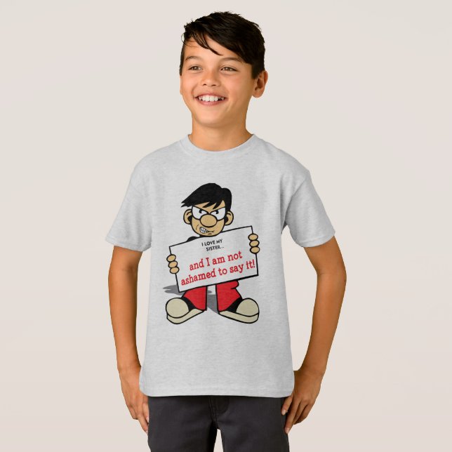 Camiseta Infantil Hanes TAGLESS® (Frente Completa)