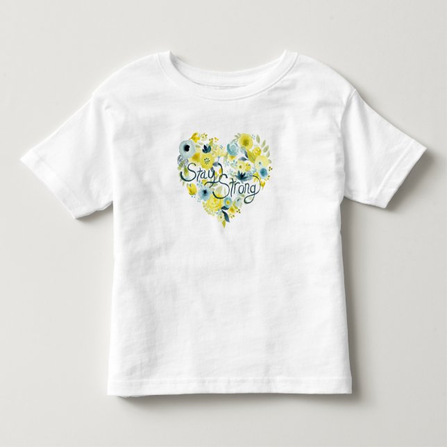 Camiseta Infantil Heart Floral I (Frente)