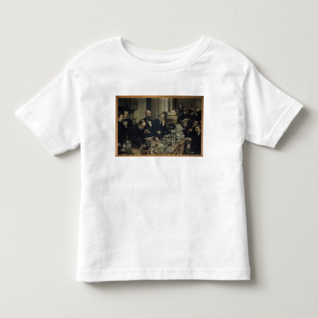 Camiseta Infantil Henri Sainte-Claire Deville que fala, 1890 (Frente)
