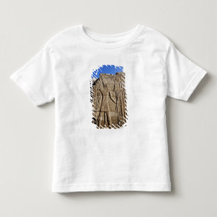 Camiseta Infantil Hieróglifos antigos na parede, Templo de Karnak,