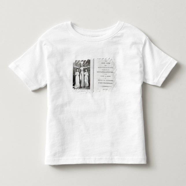 Camiseta Infantil Histórias originais do Frontispiece de William (Frente)