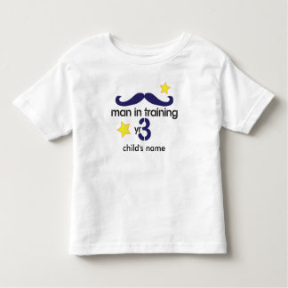 Camiseta Infantil Homem na aniversário de 3 anos de Treinamento