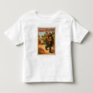 Camiseta Infantil Hooligan feliz "é rir" o poster do teatro