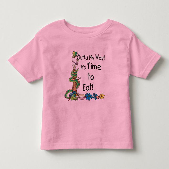 Camiseta Infantil Hora de Comer (Frente)