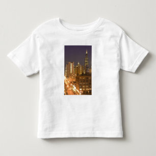 Camiseta Infantil Horizonte de Chicago, Illinois, de West Loop em