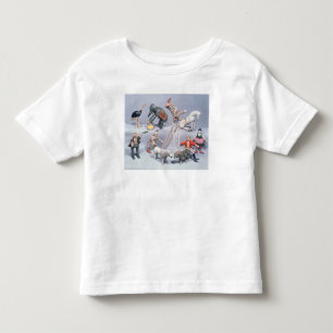 Camiseta Infantil Humpty Dumpty Circus acrobatas e menagerie
