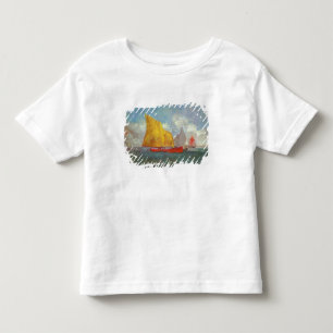 Camiseta Infantil Iate em uma baía