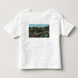 Camiseta Infantil Ideia da entrada da falha de Ausable