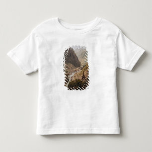 Camiseta Infantil Ideia da passagem nova de Simplon, 1811