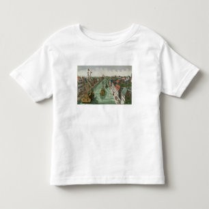 Camiseta Infantil Ideia da porta de Kettel em Delft (gravura)