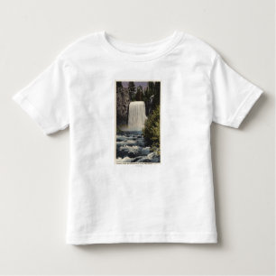 Camiseta Infantil Ideia de quedas do Rio San Joaquin & do arco-íris