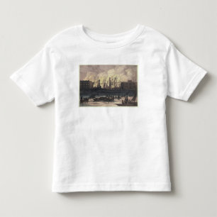 Camiseta Infantil Ideia de um fogo no palácio de Whitehall