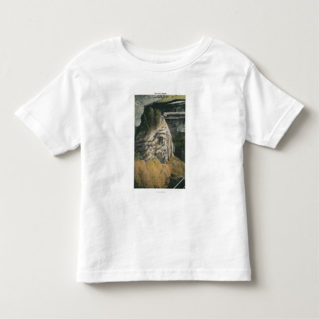 Camiseta Infantil Ideia do órgão de tubulação (Frente)