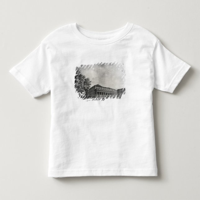 Camiseta Infantil Ideia do teatro grande, Bordéus (Frente)