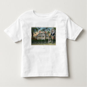 Camiseta Infantil Ideia exterior da casa de Longfellow