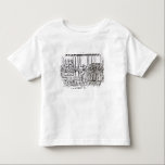 Camiseta Infantil Iluminando o Menorah<br><div class="desc">A iluminação da escola judaica o Menorah (woodcut) situado em um colecção privada.</div>
