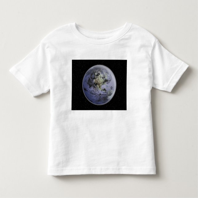Camiseta Infantil Imagem digitalmente melhorada da Terra do Cheio (Frente)