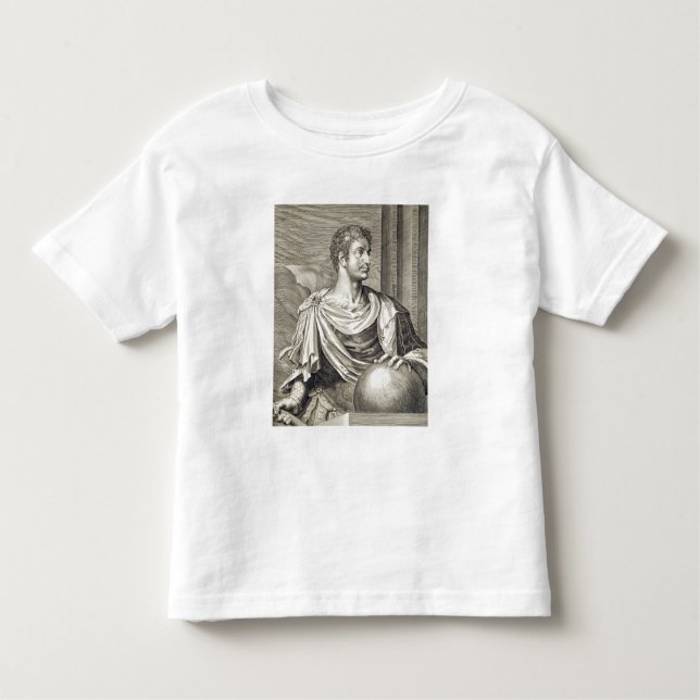 Camiseta Infantil Imperador de D. Octavius Augustus (ANÚNCIO 63 BC - (Frente)