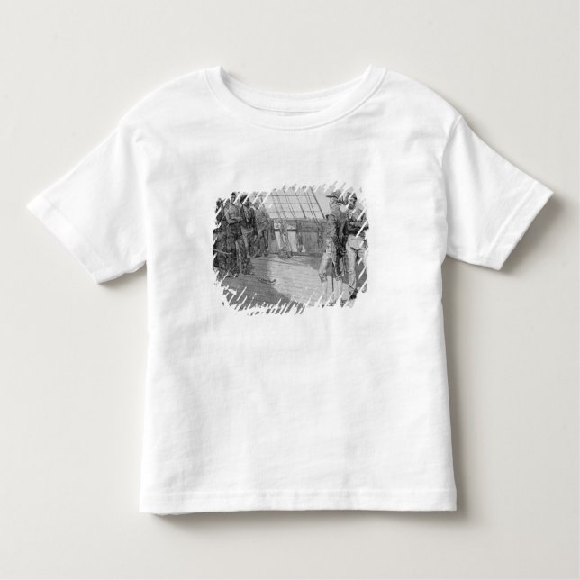 Camiseta Infantil Impressment de marinheiros americanos (Frente)