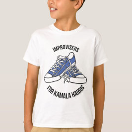 Camiseta infantil "Improvisioners for Kamala Harri